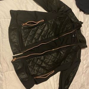 Victoria’s Secret black fake leather jacket